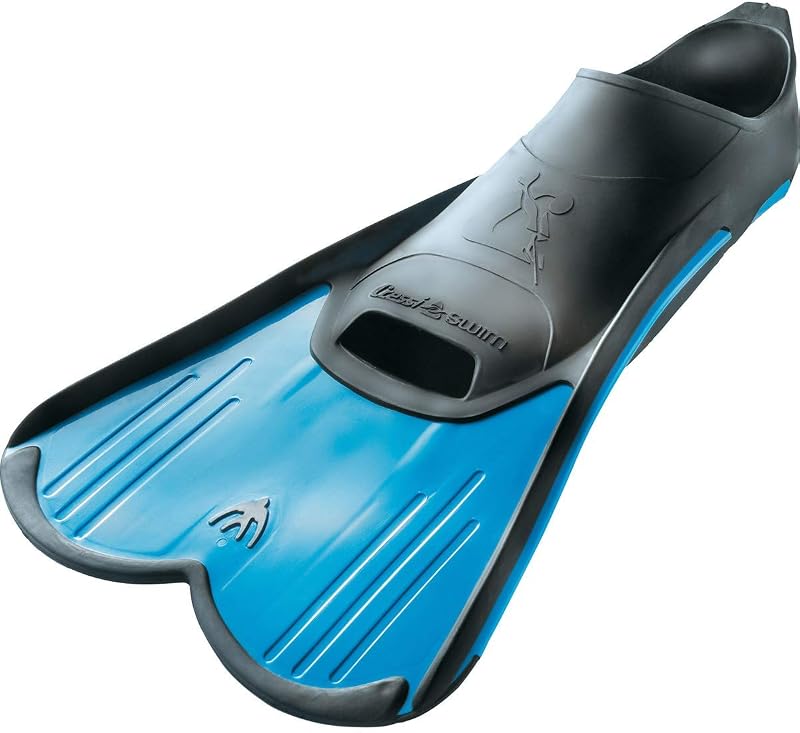 Short Full Foot Pocket Fins for Swimming or Training in the Pool and in the Sea | Light: made in Italy