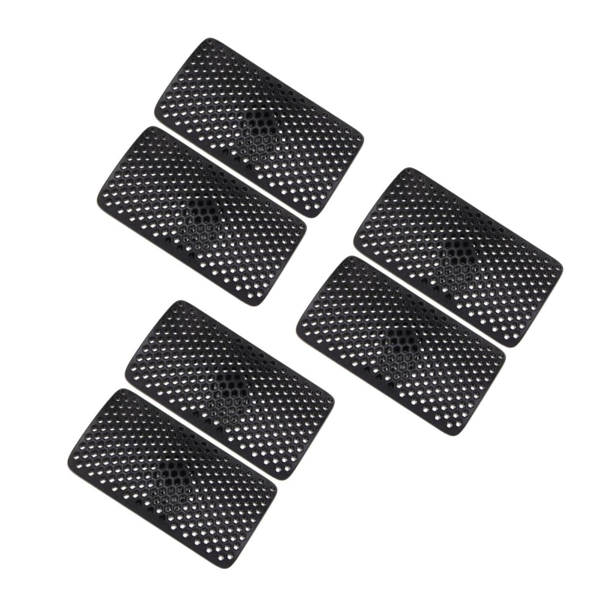 PartyKindom 3 Ensembles Visière De Climatisation De Voiture Air Bouclier À Pince Désodorisant Filet De Voiture Ventilation Arrière Directionnelle Siège De Voiture Black Plastique 2 Pièces * 3