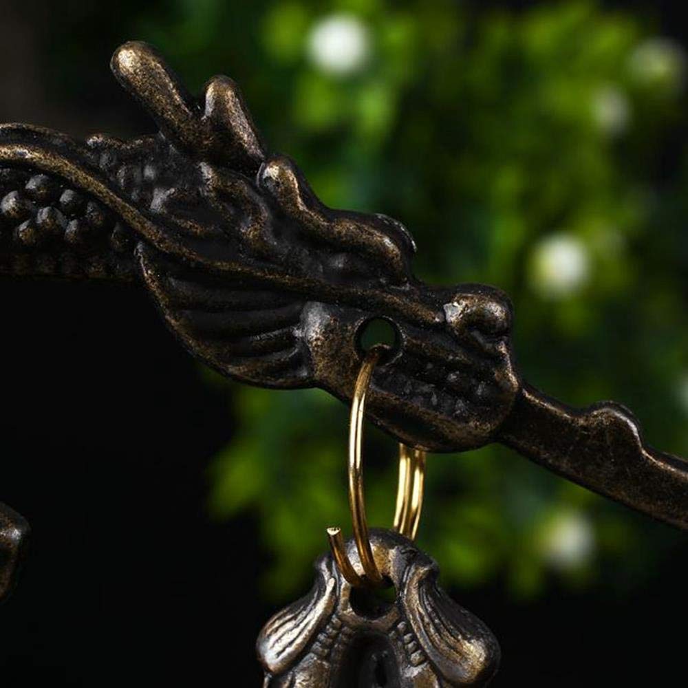 ドラゴン彫刻の金属製装飾ベル 【公式ショッピングサイト】