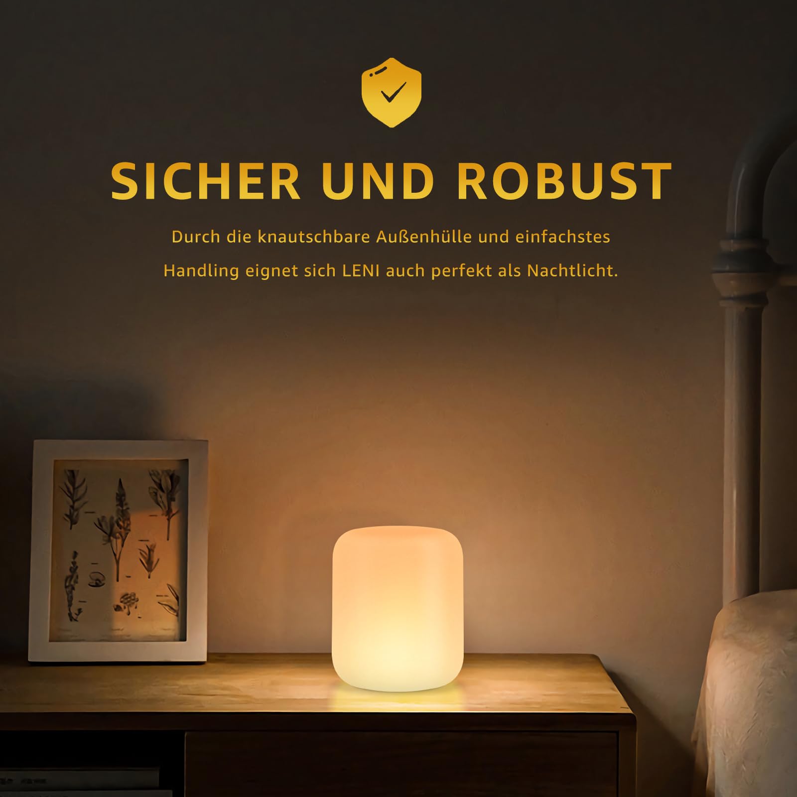 Himmel Lampa kempingowa, przenośna lampa outdoorowa do zawieszenia, stania i montażu, ładowalna lampa wisząca do użytku na zewnątrz, lampa stołowa do salonu i sypialni [klasa energetyczna E] (zielona)