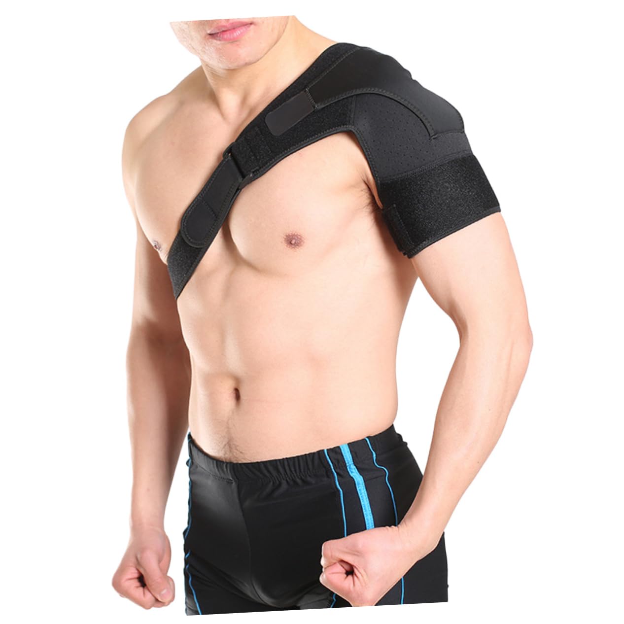 KOMBIUDA Shoulder Support Brace Shoulder Stabilizer Shoulder Pad for Rotator Cuff Shoulder Breathable Non-slip