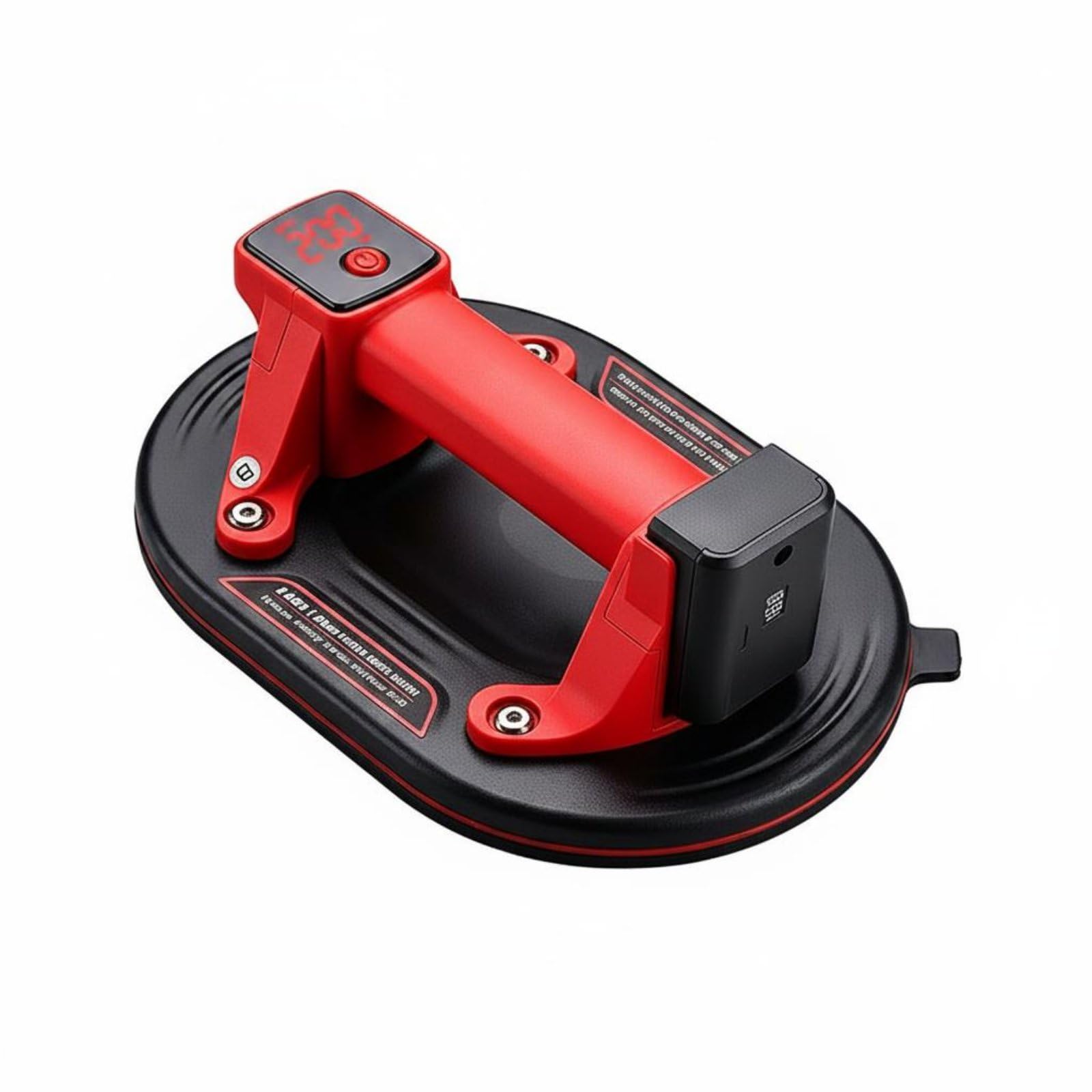 Electric Suction Cup Single Button Start Battery Suction Cup Digital Display Vacuum Grabber for Tile Work, Glass Handling, Construction, 10 Inch Built-in-image-29