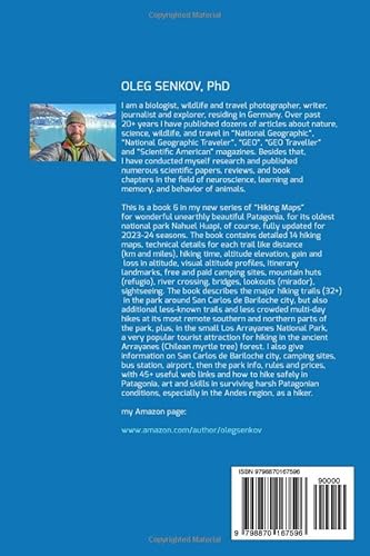 PATAGONIA, Nahuel Huapi National Park, Bariloche, hiking maps: 6