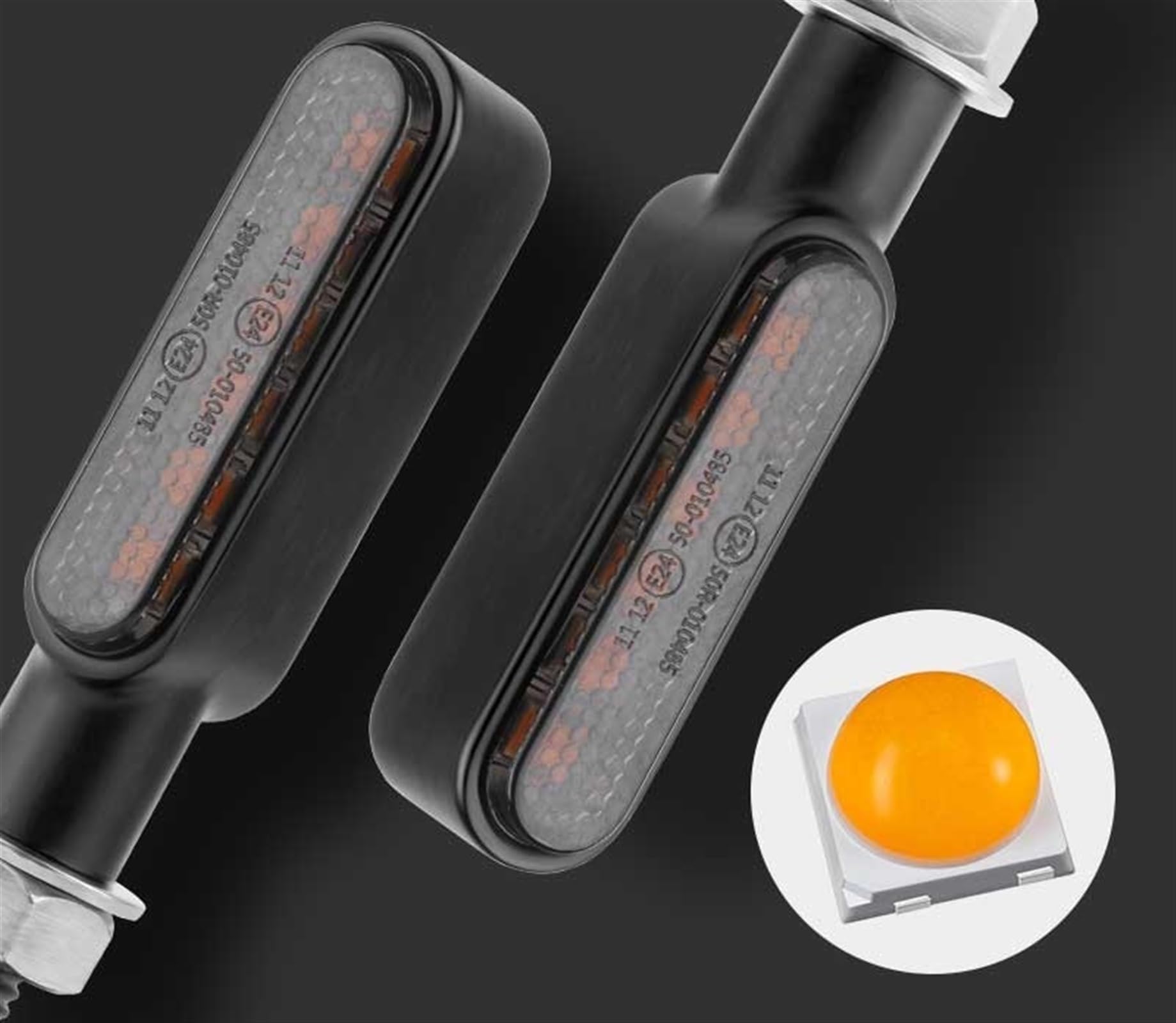 señal giro motocicleta Intermitentes LED Para Motocicleta, Luces, De Señal Giro Para Cafetería, Accesorios Universales 8 Mm