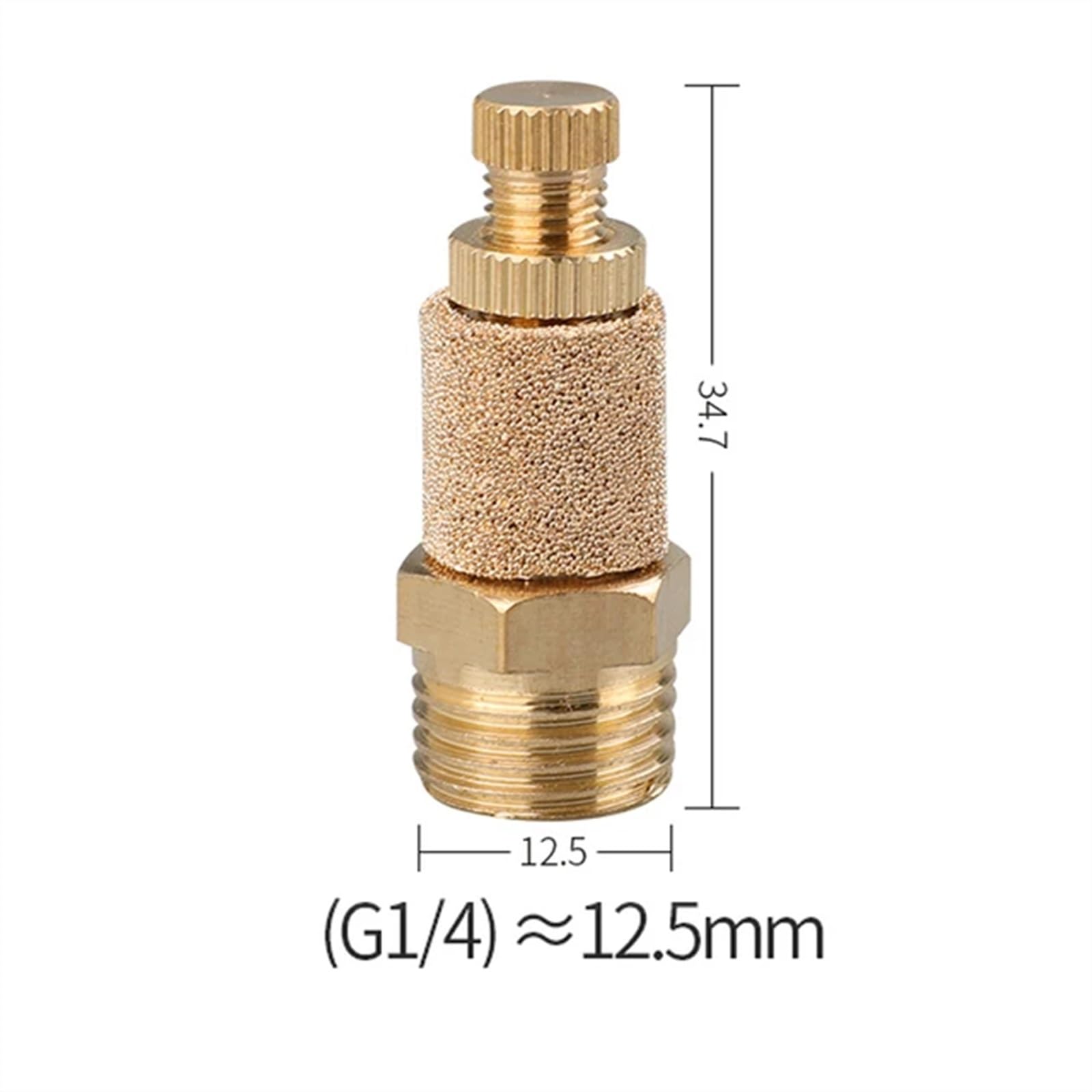 GDFGVBQ Exhaust muffler male thread M5 1/8