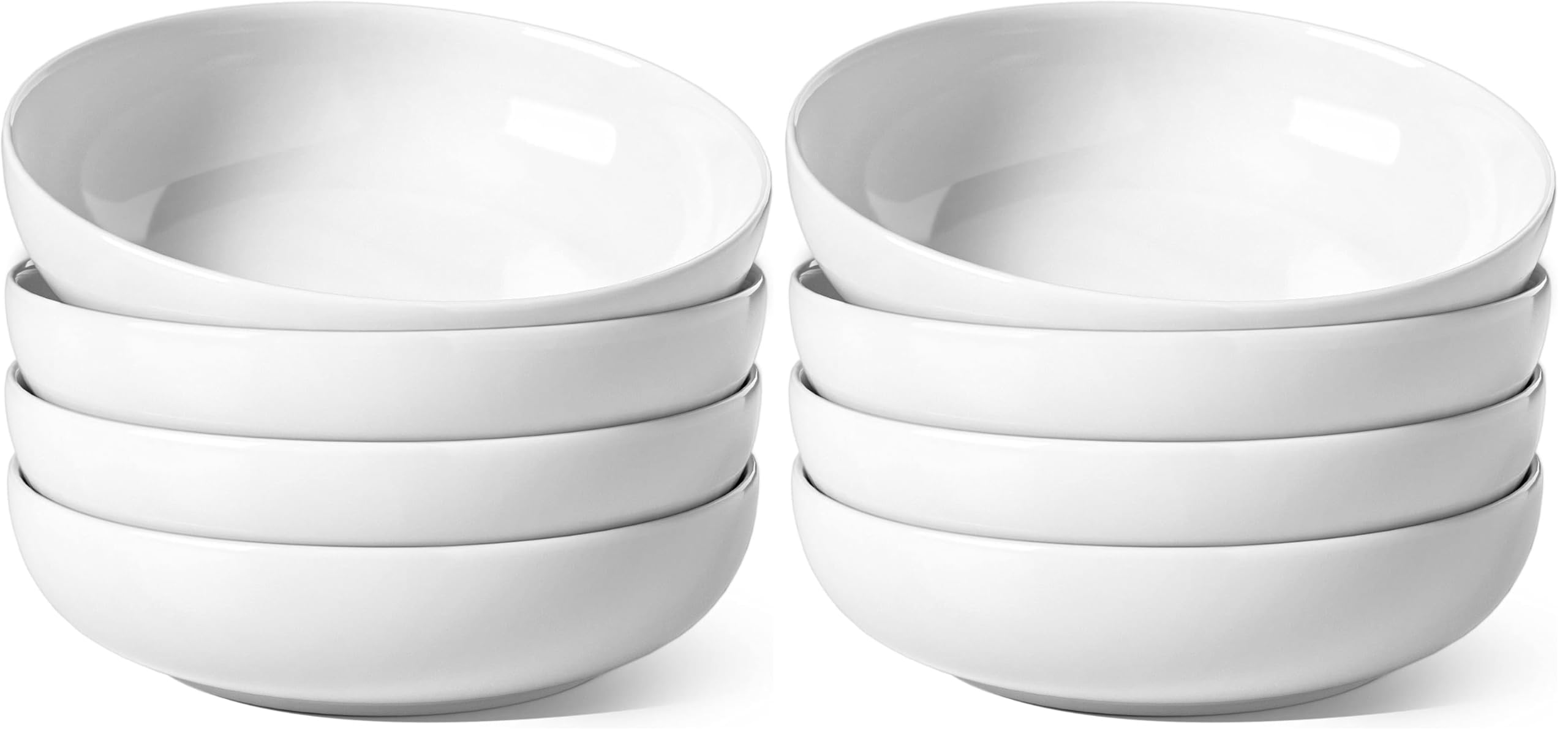 LE TAUCI Pasta Bowls - Set of 4, White -12 LE TAUCI Pasta Bowls - Set of 4, White -12