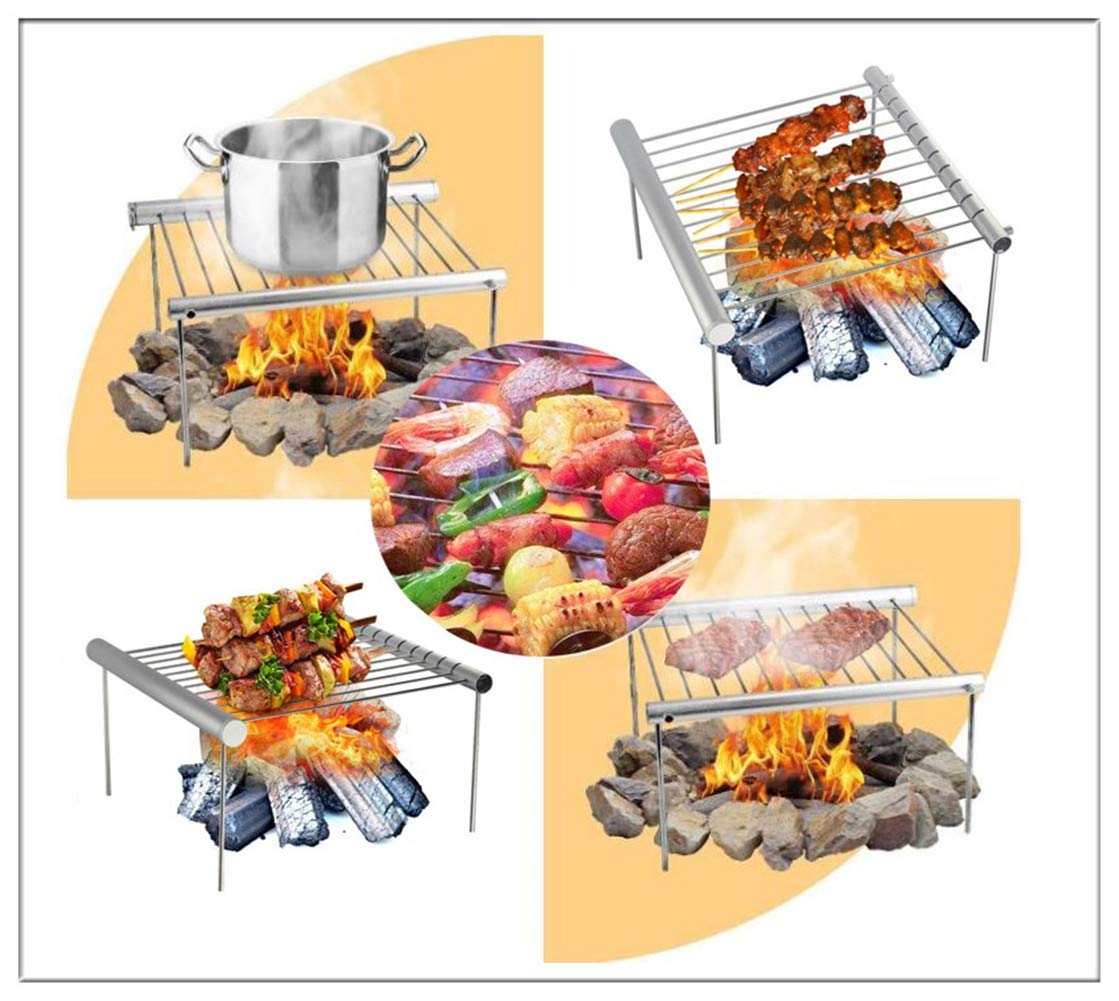 Amazon | グリルスタンド クッカースタンド 焚き火台 コンパクト ミニ