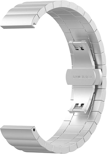 Miniatura 3 de Senter Bandas de acero inoxidable de 0.787in y 0.866in para reloj inteligente Huawei Watch GT2 1.654inGT3 1.811inGT2 1.811inGT 1.811in (hebilla de