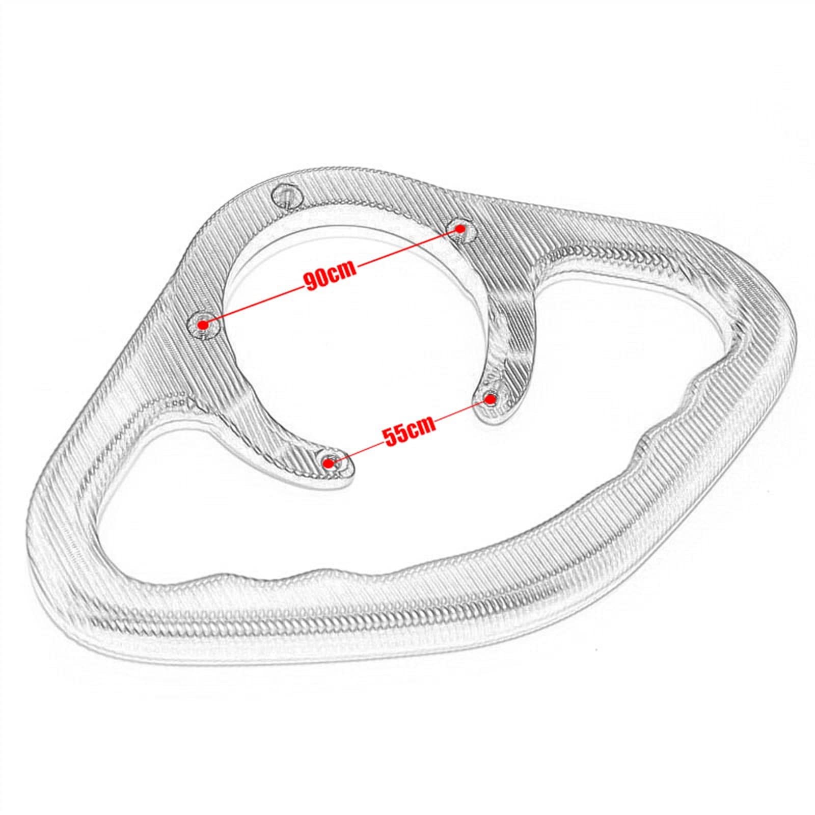 Motorcycle Pillion Grab Bars For Kawasaki ZX-9R ZX9R 2000 2001