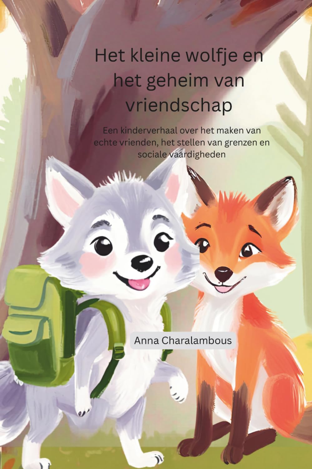 Het kleine wolfje en het geheim van vriendschap: Een kinderverhaal over het maken van echte vrienden, het stellen van grenzen en sociale vaardigheden