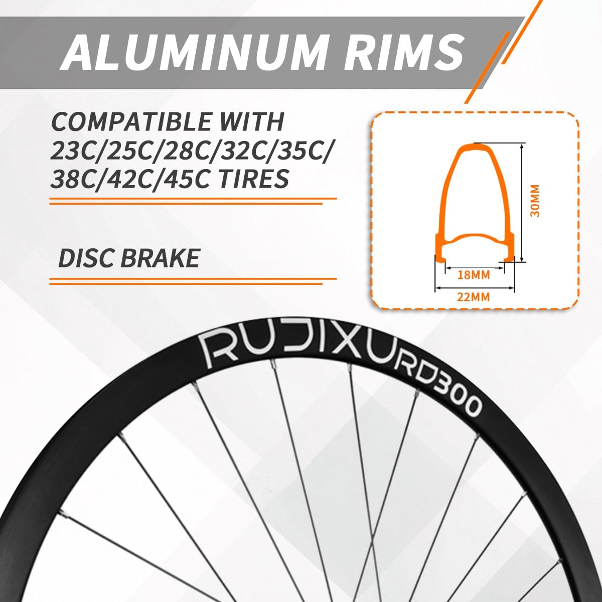 700C Rennrad-Laufradsatz Steckachse Centerlock 100mm/142mm Fahrradfelge 36T/54T Felgen Scheibenbremse Kompatibel Mit 7-12/11-12 Gang Kassetten