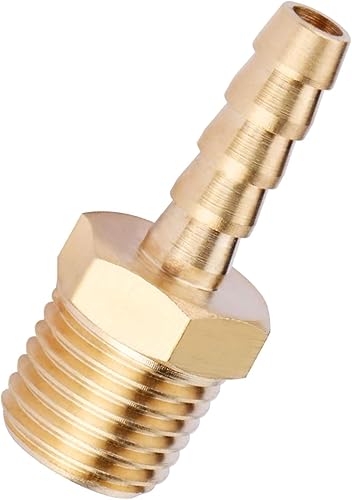 Miniatura 3 de U.S. Solid Colocación de manguera de latón, adaptador, púa de 14" x 14" NPT accesorios de tubería macho