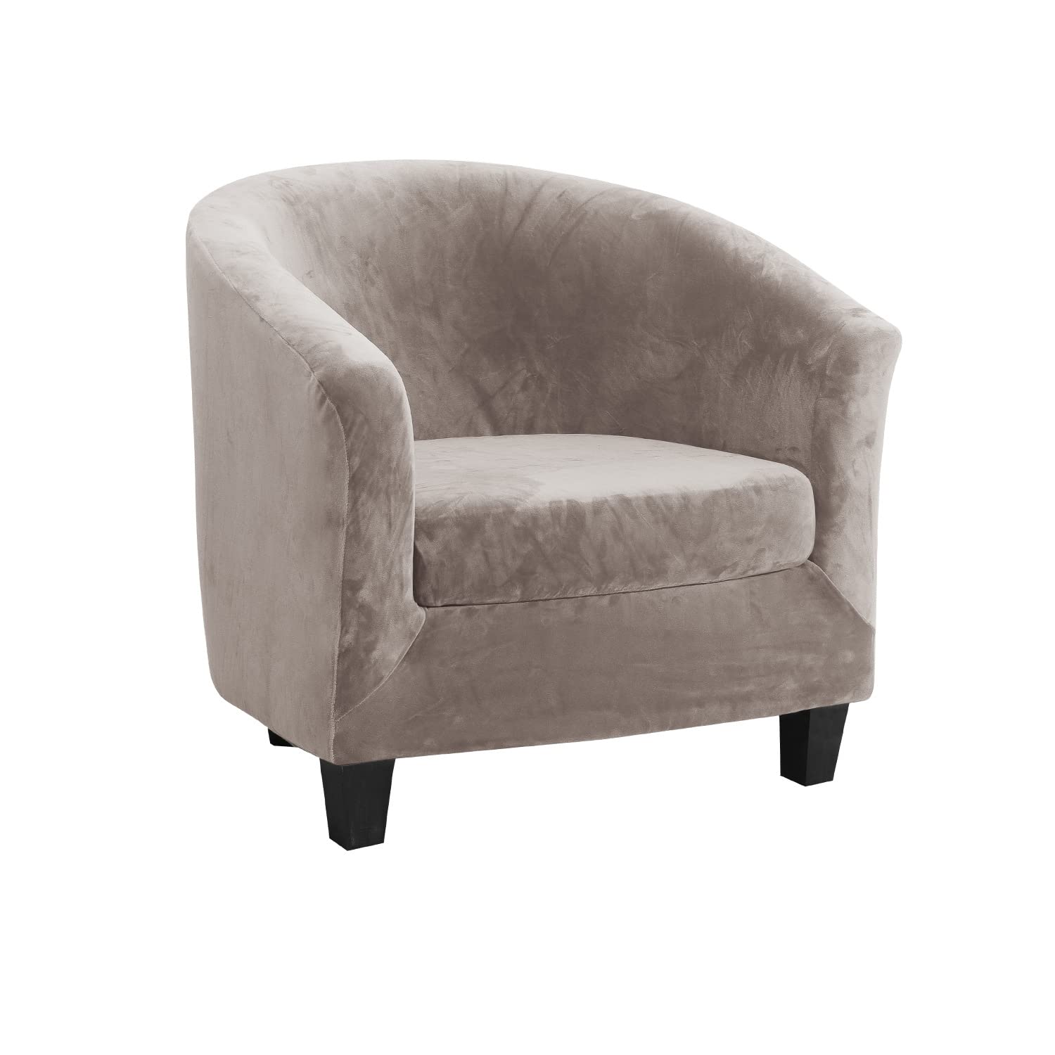 Funda de terciopelo para sillón club elástica y lavable OBASDFD