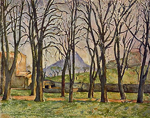 Toile Paul Cézanne Sparse Trees grand format finition semi-gloss