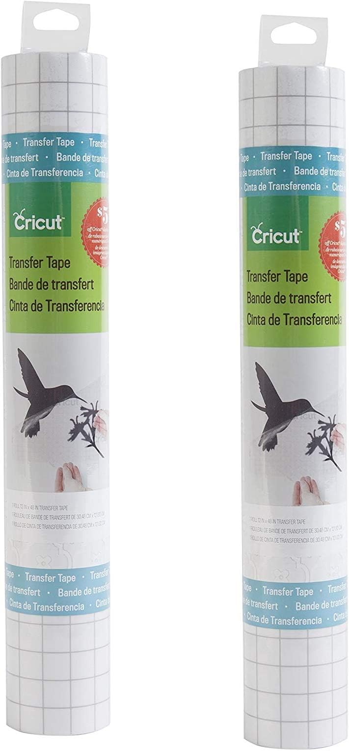 Vinyl Transfer Tape, 12X4, Standard Grip(2 Pack)