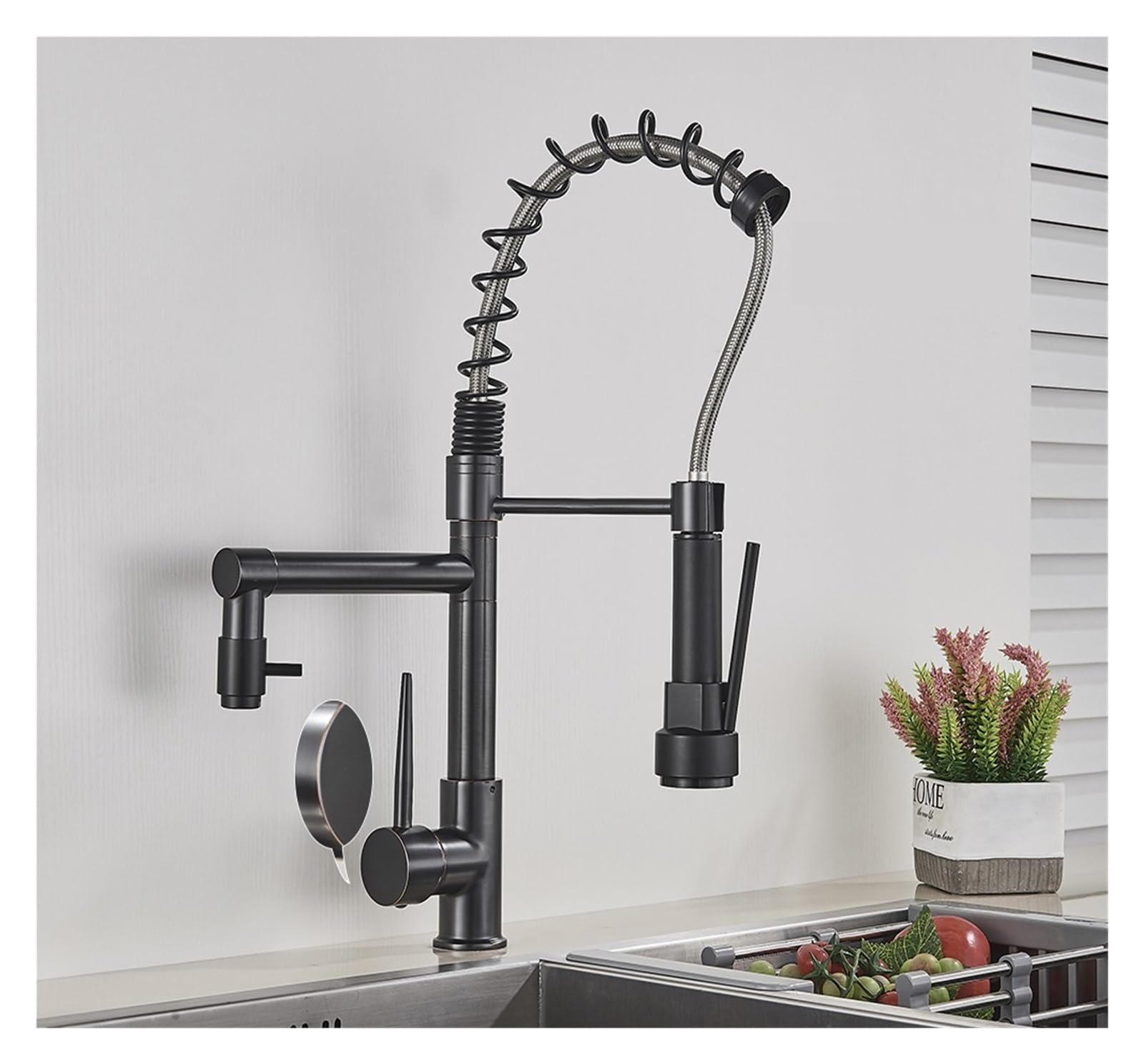 GLETSF Antique 3-Way Kitchen Tap Retro Sink Mixer with Water Filter 3-in-1 Drinking Water Purifier Faucet Stylish and Functional Kitchen Upgrade,