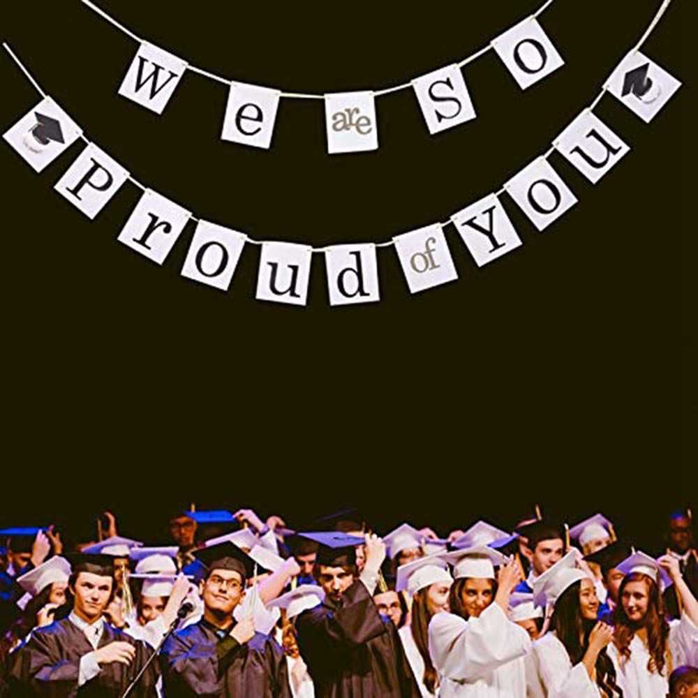 Schwarzes Glitzer-Banner \"The Best Is Yet To Come\" – 4 M, Für Abschlussfeier, Party-Deko & Fotos