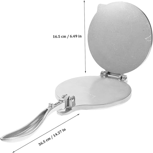 Miniatura 2 de prensa de masa empanada fabricante prensa tortilla prensa 6.49 pulgadas tortilla calentador harina tortilla metal muere acero
