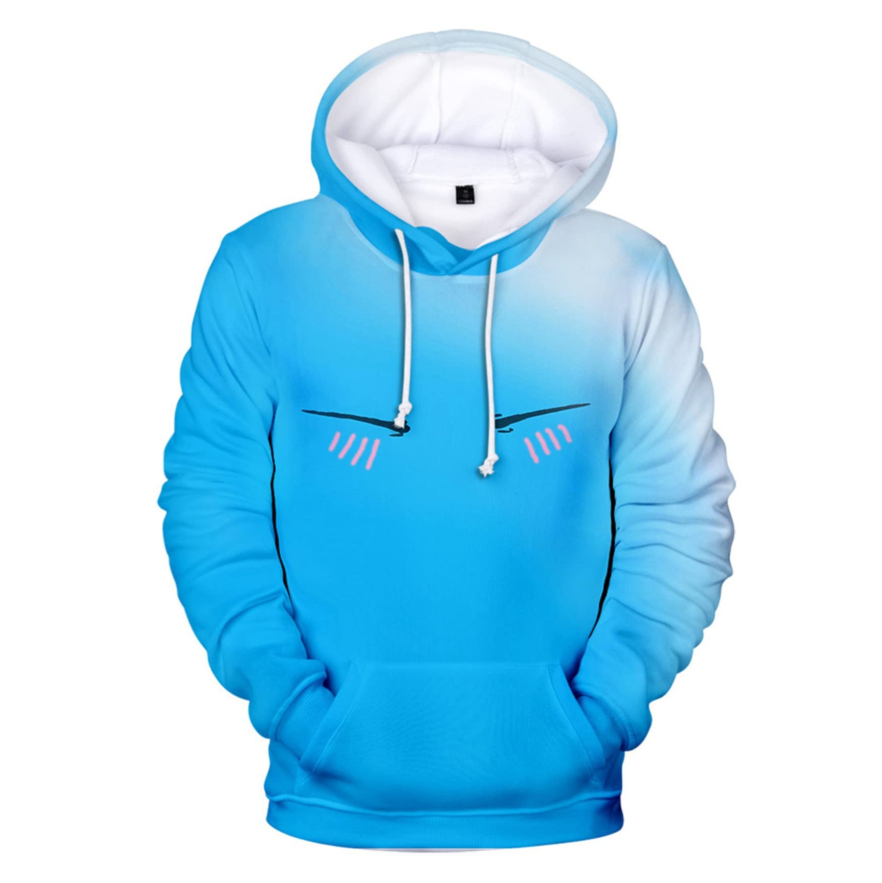 ISaikoy Anime Rimuru Tempest Hoodie Jacket Hoody Pullovers Sweatshirt Costume