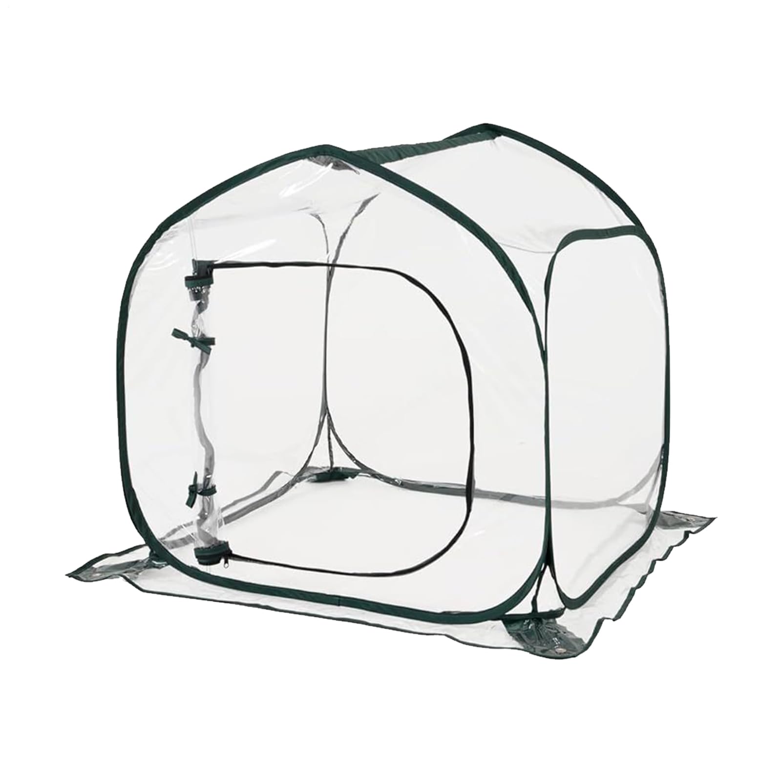 Tienda de campaña transparente para plantas, cubierta para clima frío con cremallera, invernadero de 36 x 24 pulgadas con PVC, refugio para plantas resistente a la intemperie, diseño transparente