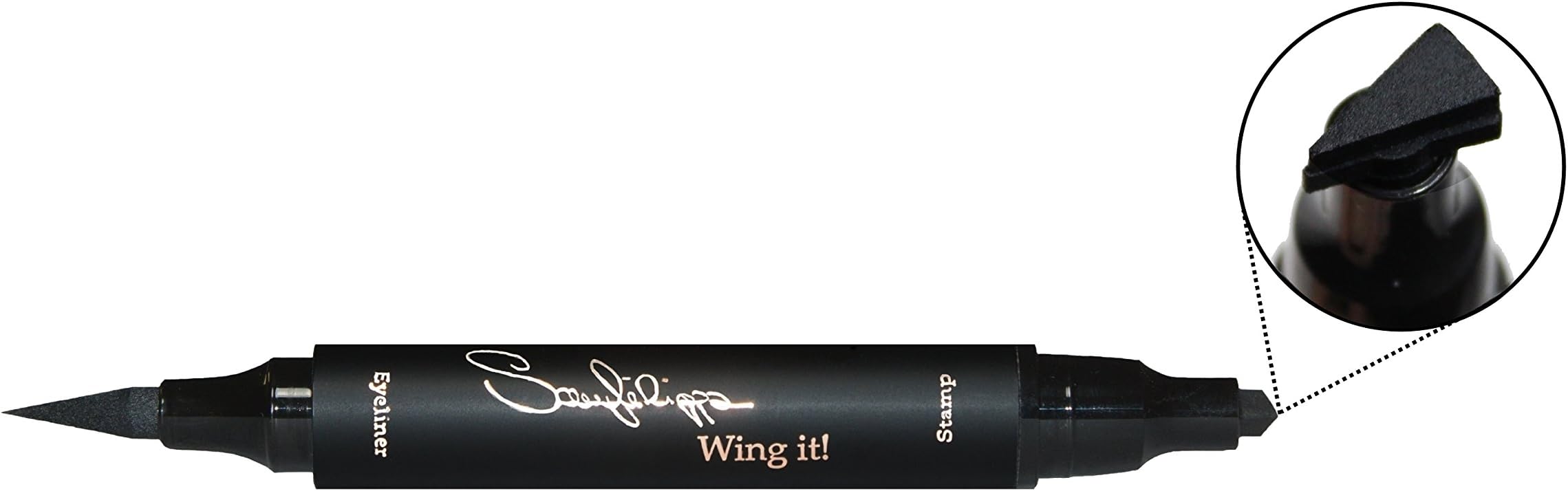 Sanfilippo Wingit Eyeliner Stamp - Perfect Wing Cat Eye Stamp, Vamp Style Wing, Waterproof & Sweatproof, Perfect Cat Eye Look, Winged Long Lasting Liquid Eye Liner Pen, Original, Three Sizes