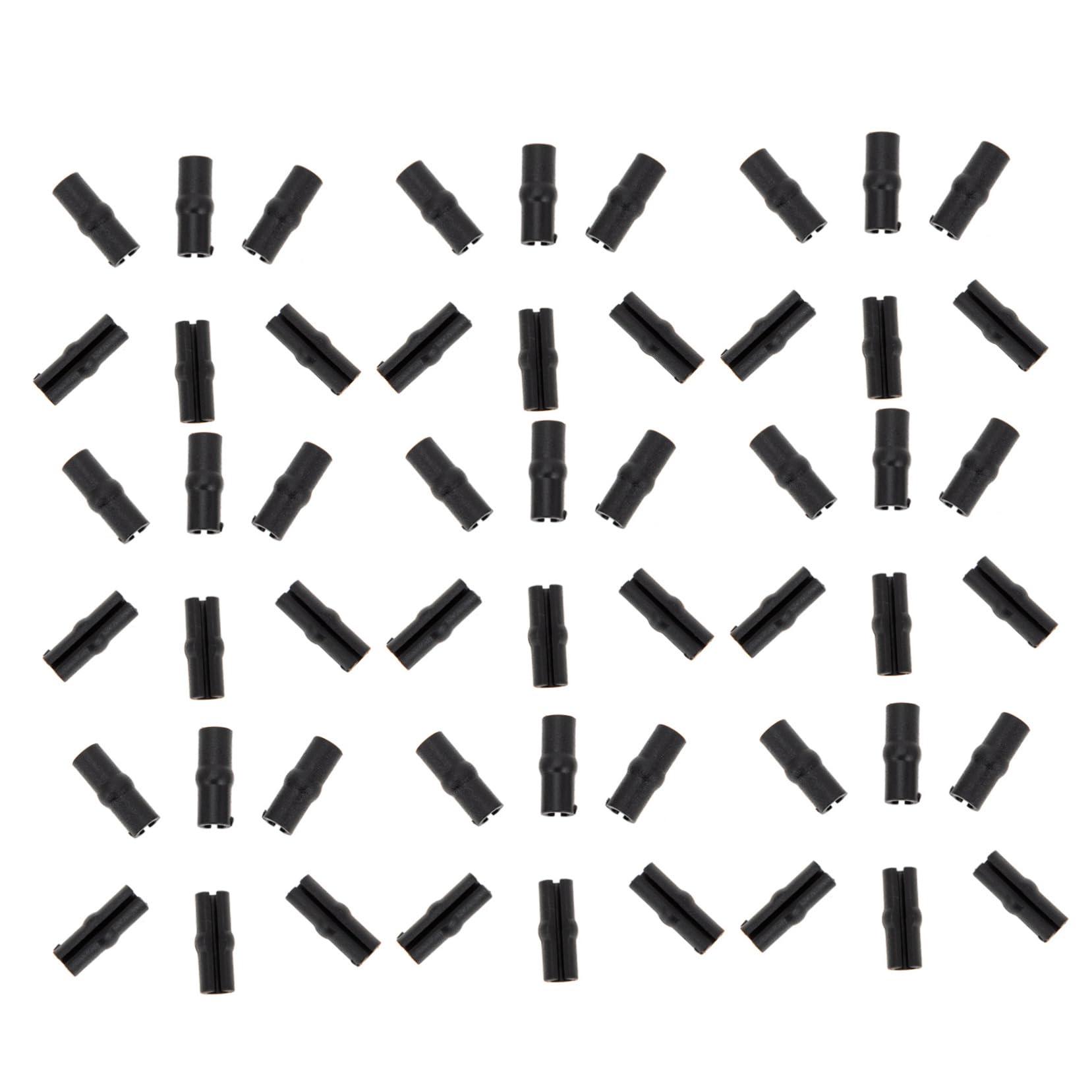 NUOBESTY 100pcs -friction Iron Wire Protector Shell Protective Case for Cords and Wires and Design Prevents Rubbing Floors