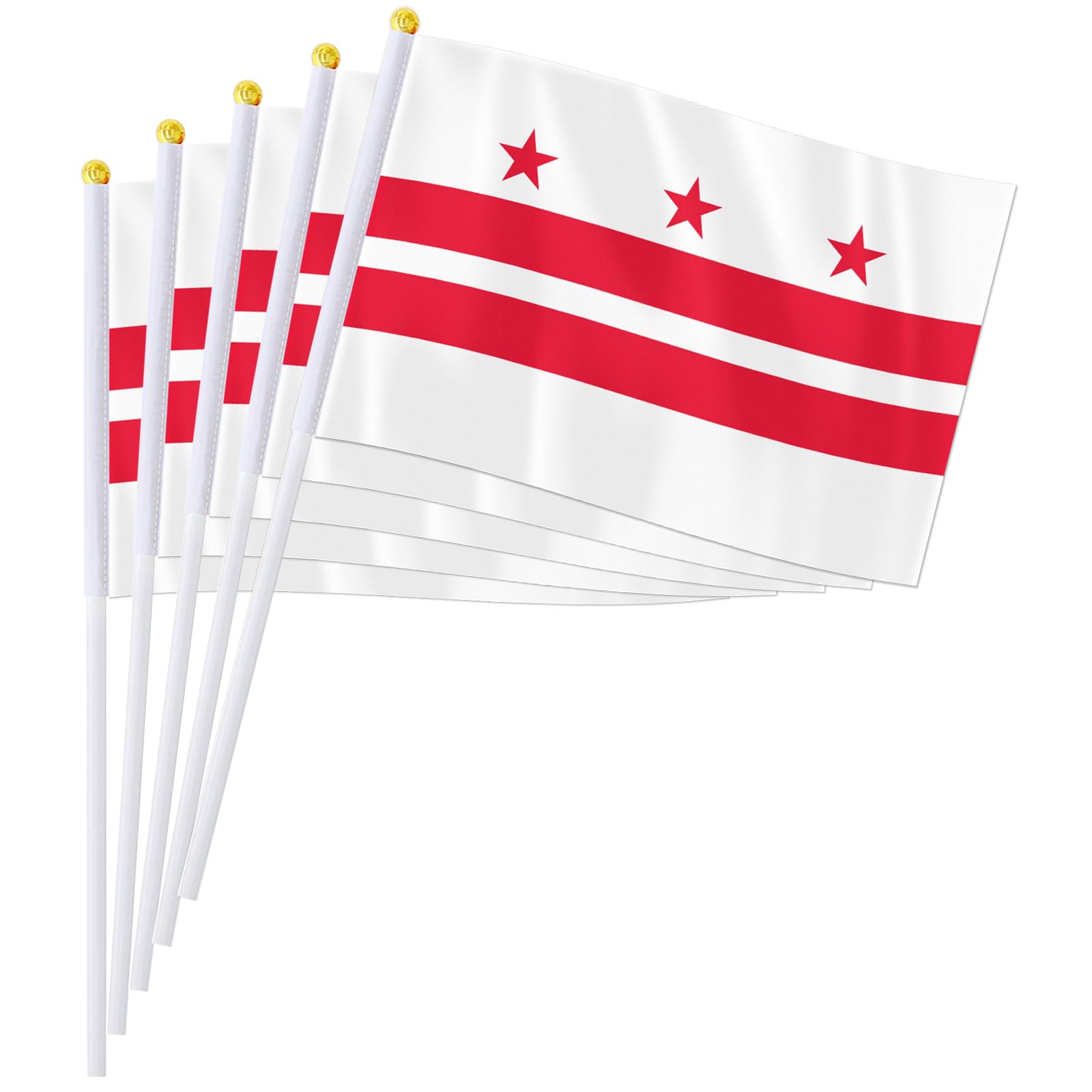 Drapeaux portatifs de Washington DC pour décoration d'intérieur et défilé