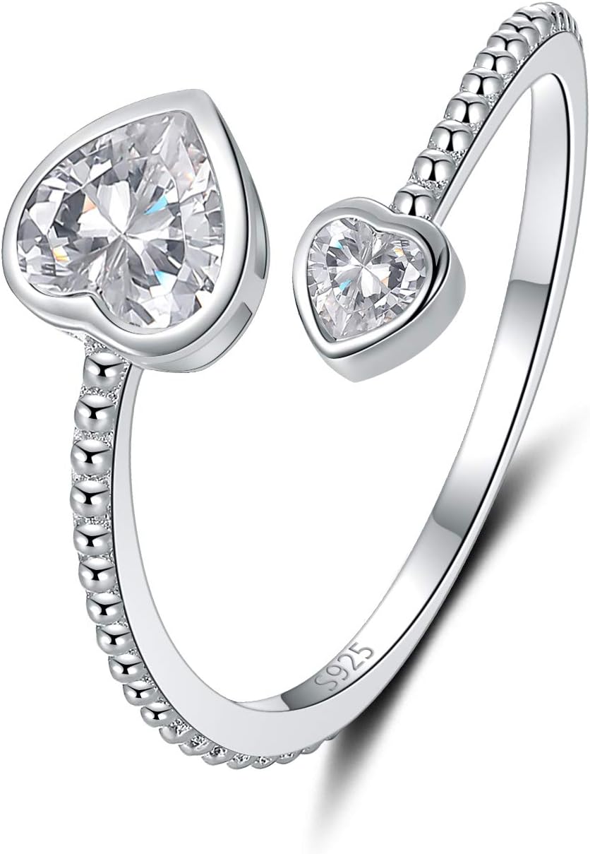 Step Forward 925 Sterling Silver April Birthstone Ring and Anklets for Women & Girls