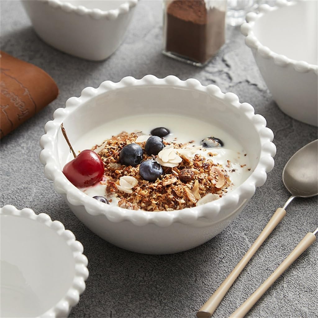 Breakfast Yogurt Bowl Cereal Tableware Ceramic Dessert Sugar