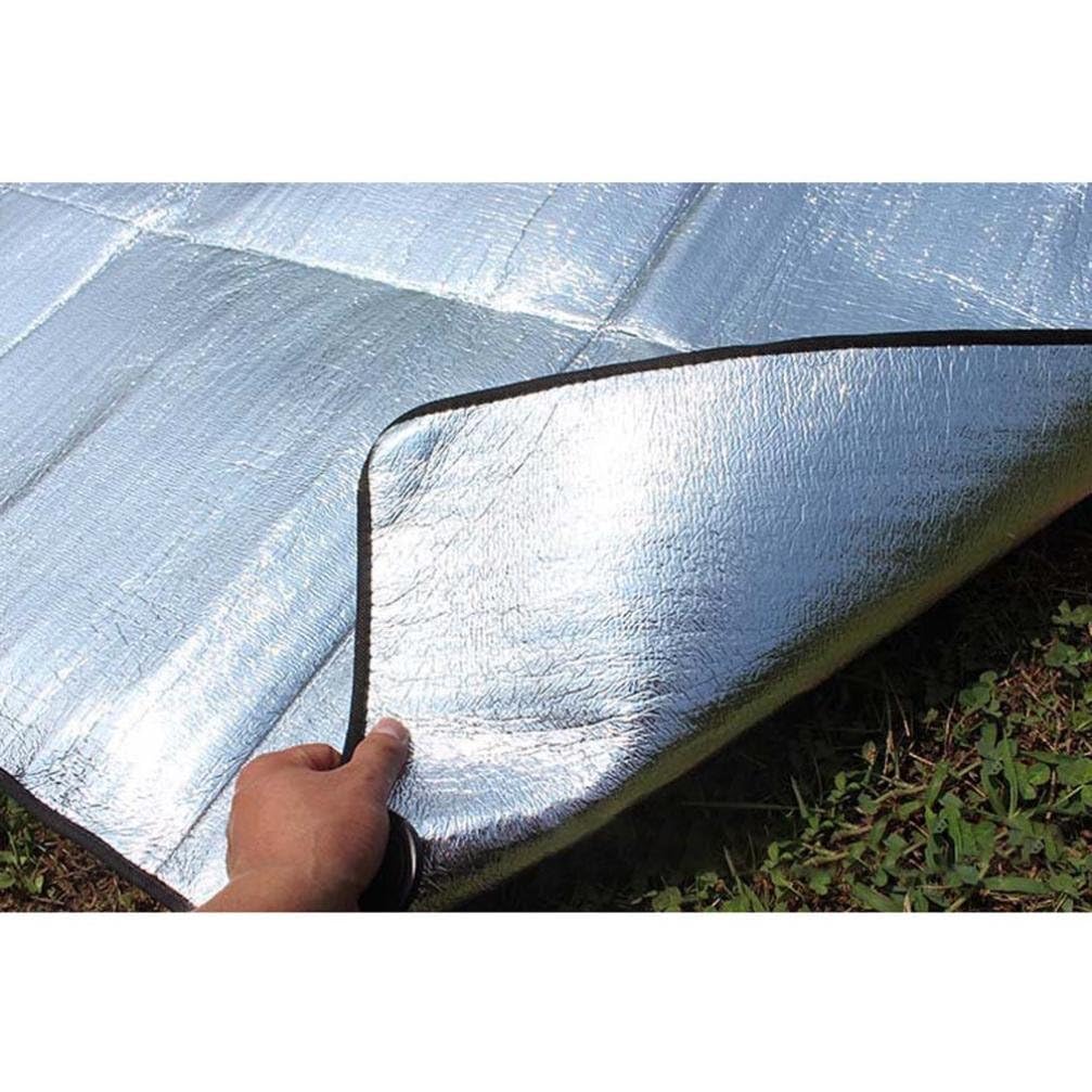 Aluminum Foam sleeping mat for camping insulating mats thermal Blanket foldable tent mat floor pad of aluminum foil reflect heat - Image 2