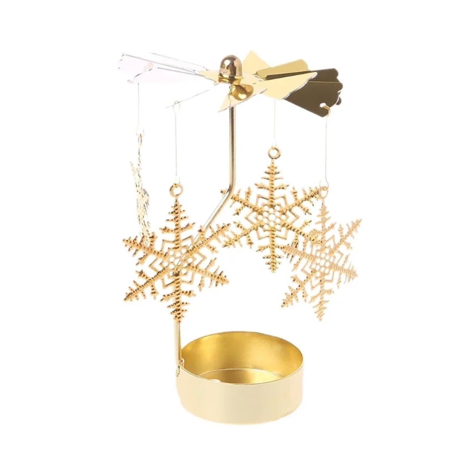 Candle Holders 2pcs Metal Rotating Candle Holder(Style3)