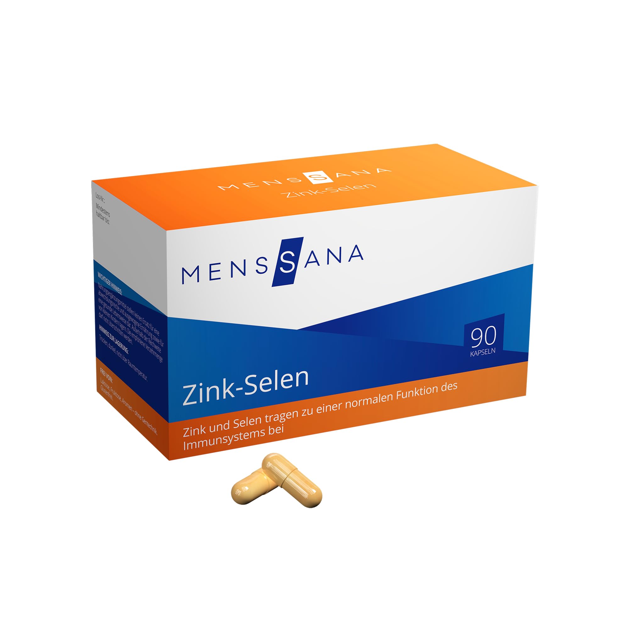 MensSana Zink-Selen Kapseln, 90 St. Kapseln