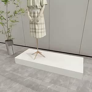 Amazon.com: Zfmnoyev Rectangle Display Pedestal Stand, Bridal Shop ...