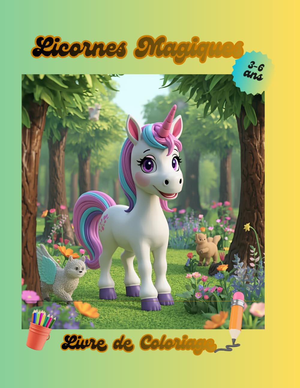 Licornes Magiques: Livre de Coloriage