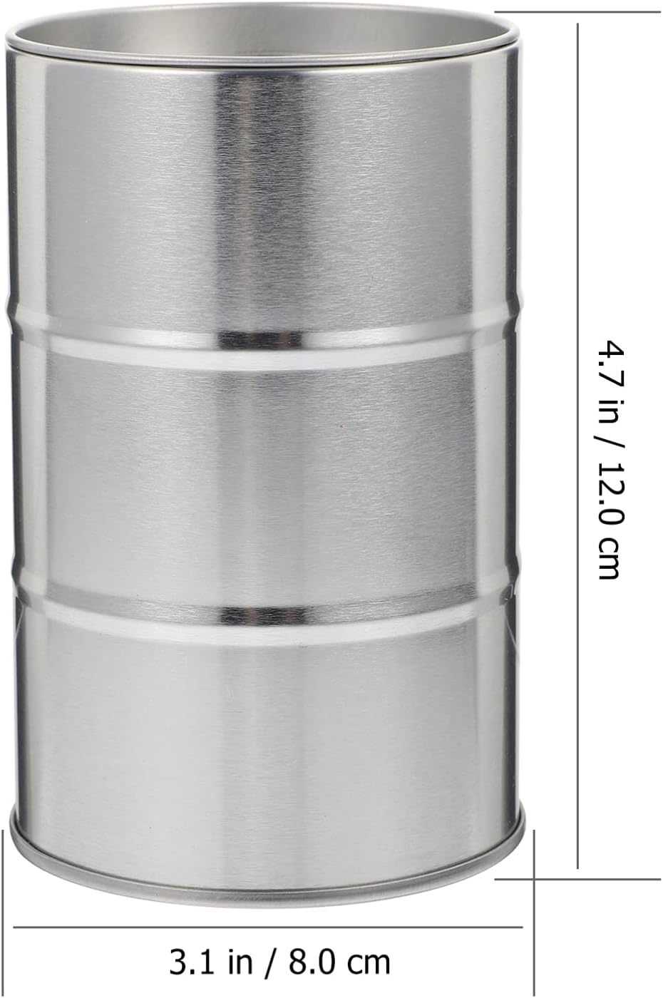 FRCOLOR Silver Disposal Case Razor Storage Bank Safety Razor Blades