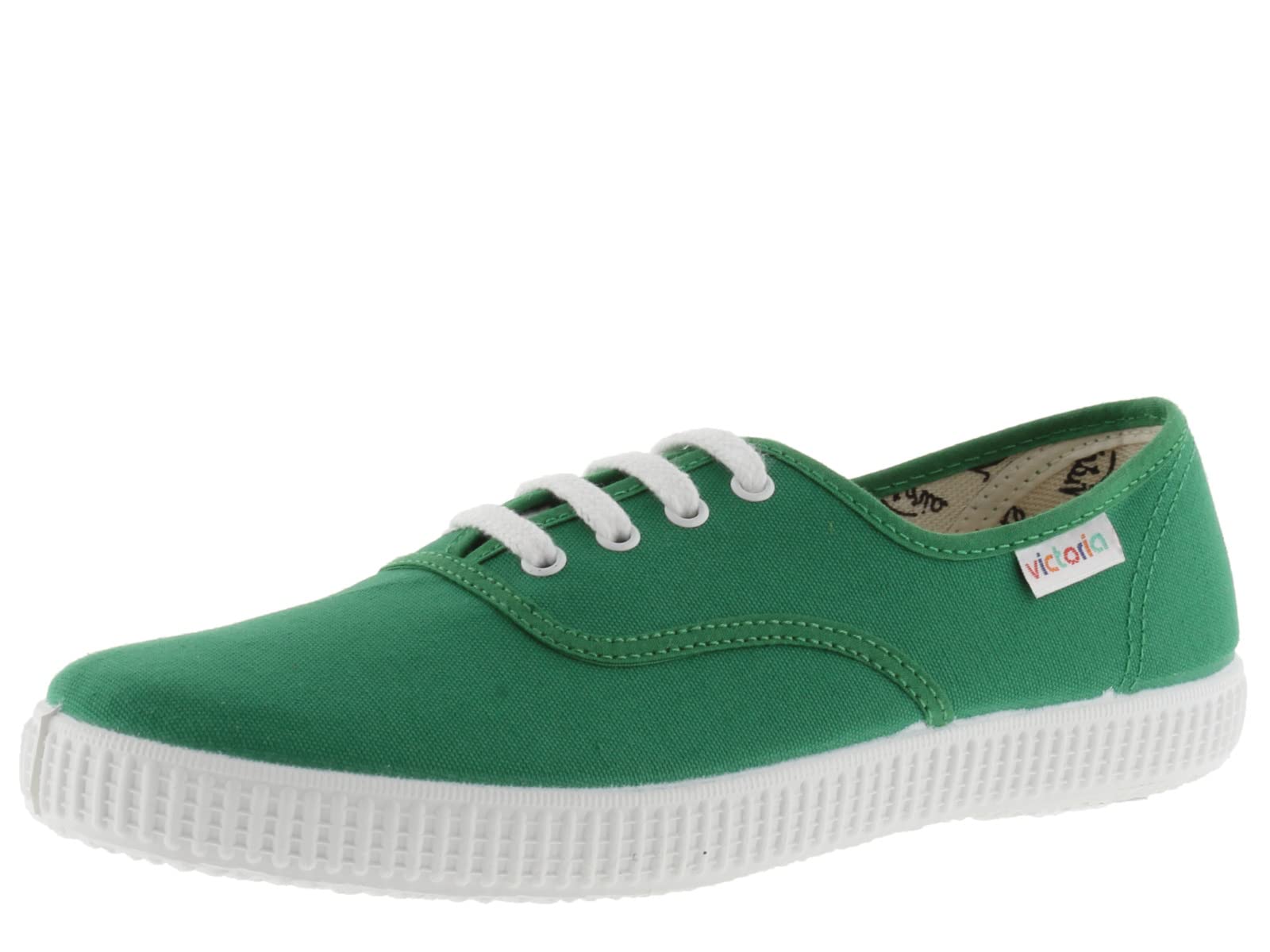 victoria Boy's Inglesa Lona Unisex Adult's Low-Top Sneakers, Green (Verde), 7 M |9 W, (41 EU)