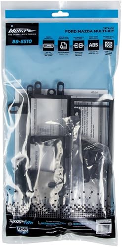 Miniatura 2 de Metra 99-5510 Instalación Multi-Kit para determinados vehículos FordMercuryJeep de 1982 en adelante (negro)