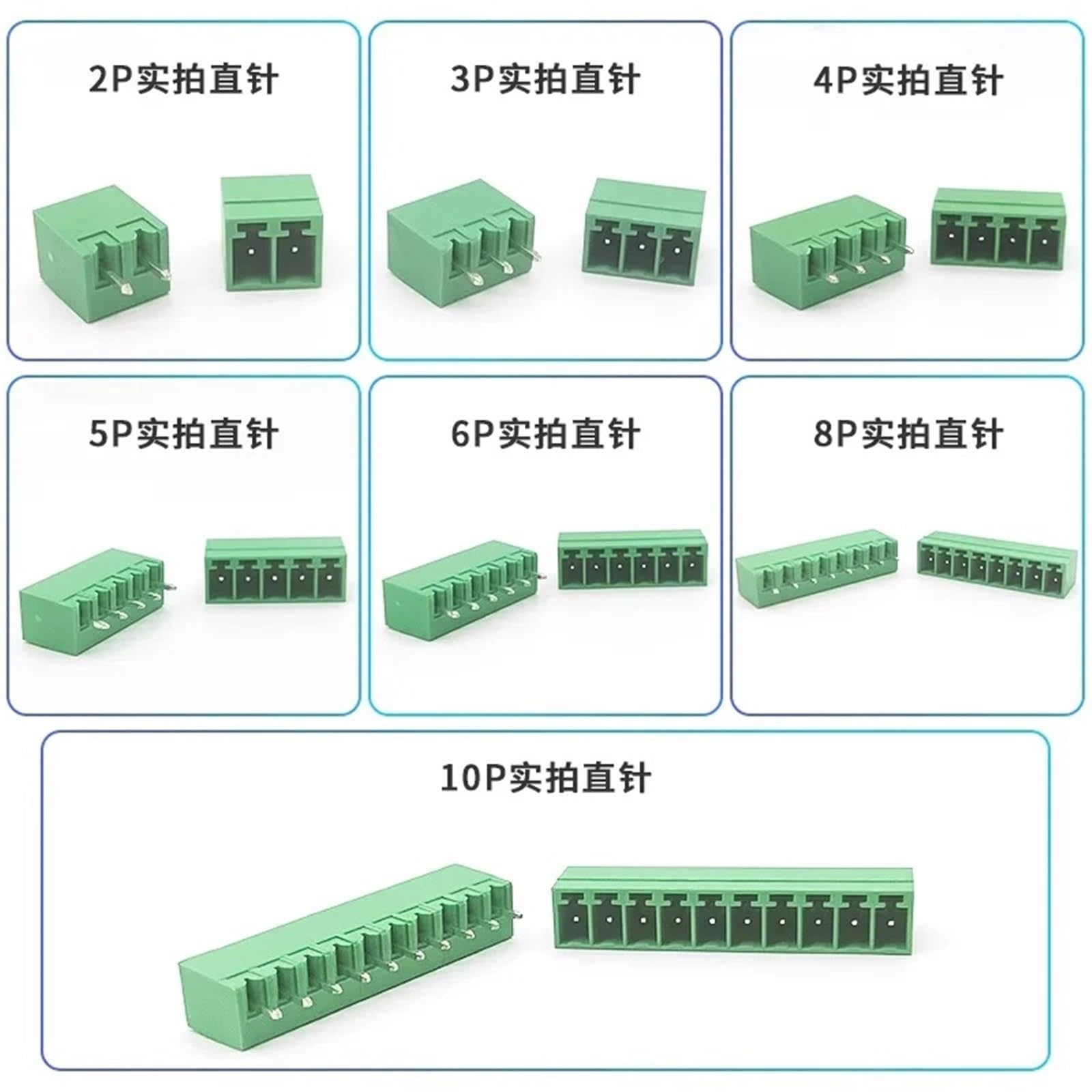 15EDG 3,81 MM,5 KF2EDG Schraubklemmenblockanschluss STECKER PIN HEADER BUCHSE 2/3/4/5/6/7/8/9/10/11/12/13/14/15/16P/18P