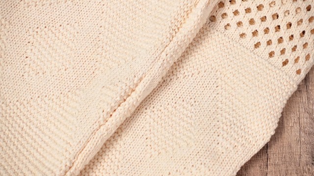 Set 6 bolsas tote beige de crochet para mujer miniatura 7