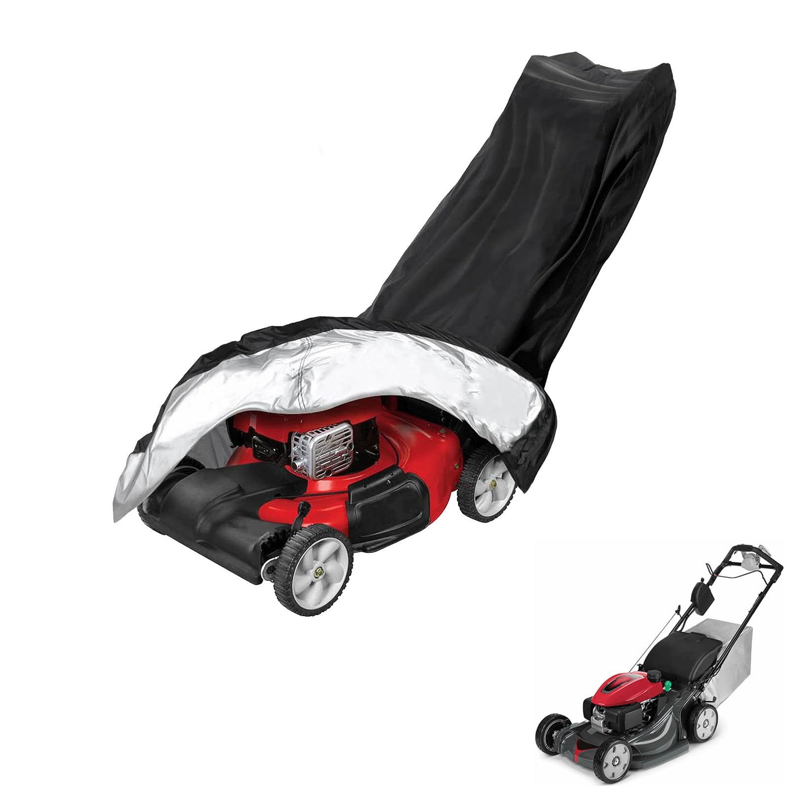lawnmower cover Compatible with Honda HRX217K6VLA ,waterproof and sun,suitable for indoor and outdoor use all year round, comes with a storage bag — image 1