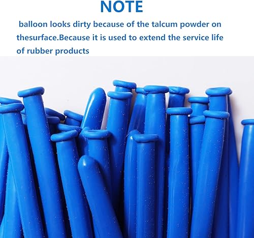 Miniatura 40 de 260 globos blancos largos y delgados, 100 globos largos para globos de animales, incluye lazos para arco