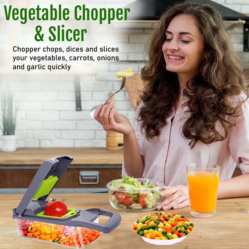 ALKAMI 14-in-1 Multifunctional Food Slicer, 13