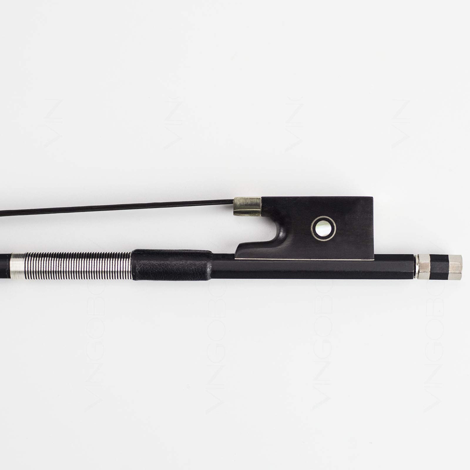 nouvel archet de violon en fibre de carbone 4/4 crin de cheval de Mongolie noir naturel pour joueurs avancés 100VB