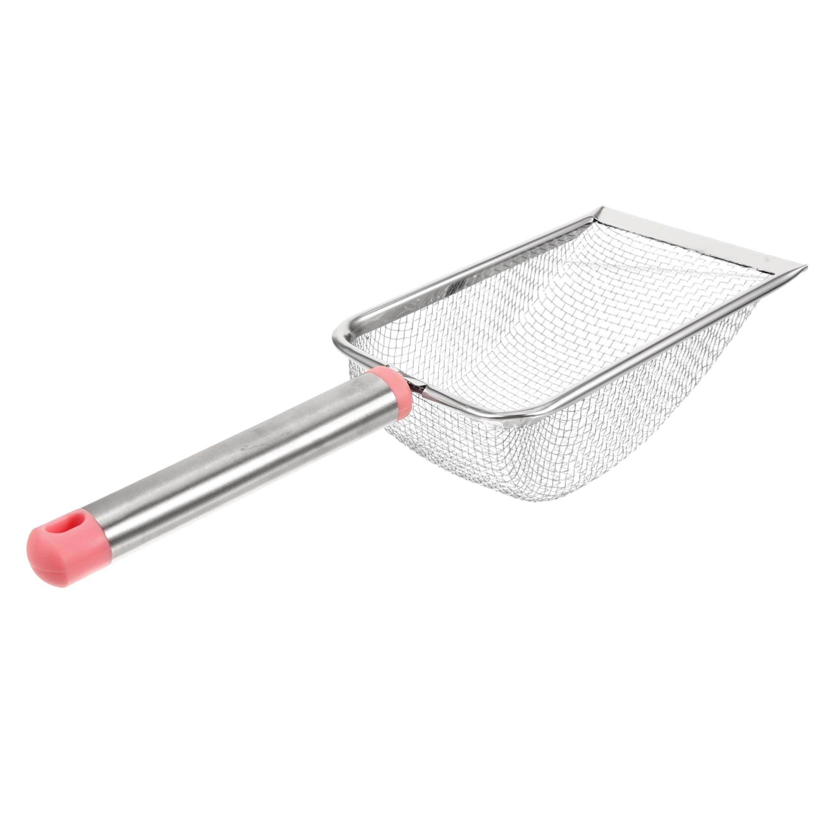 POPETPOP 5 Pièces Pelle à Litière pour Chat Bacs Poubelles Pelle à Crottes De Chat Pelle à Litière en Maille pour Chat Pelle à Litière en Métal Acier Inoxydable Bentonite Animaux