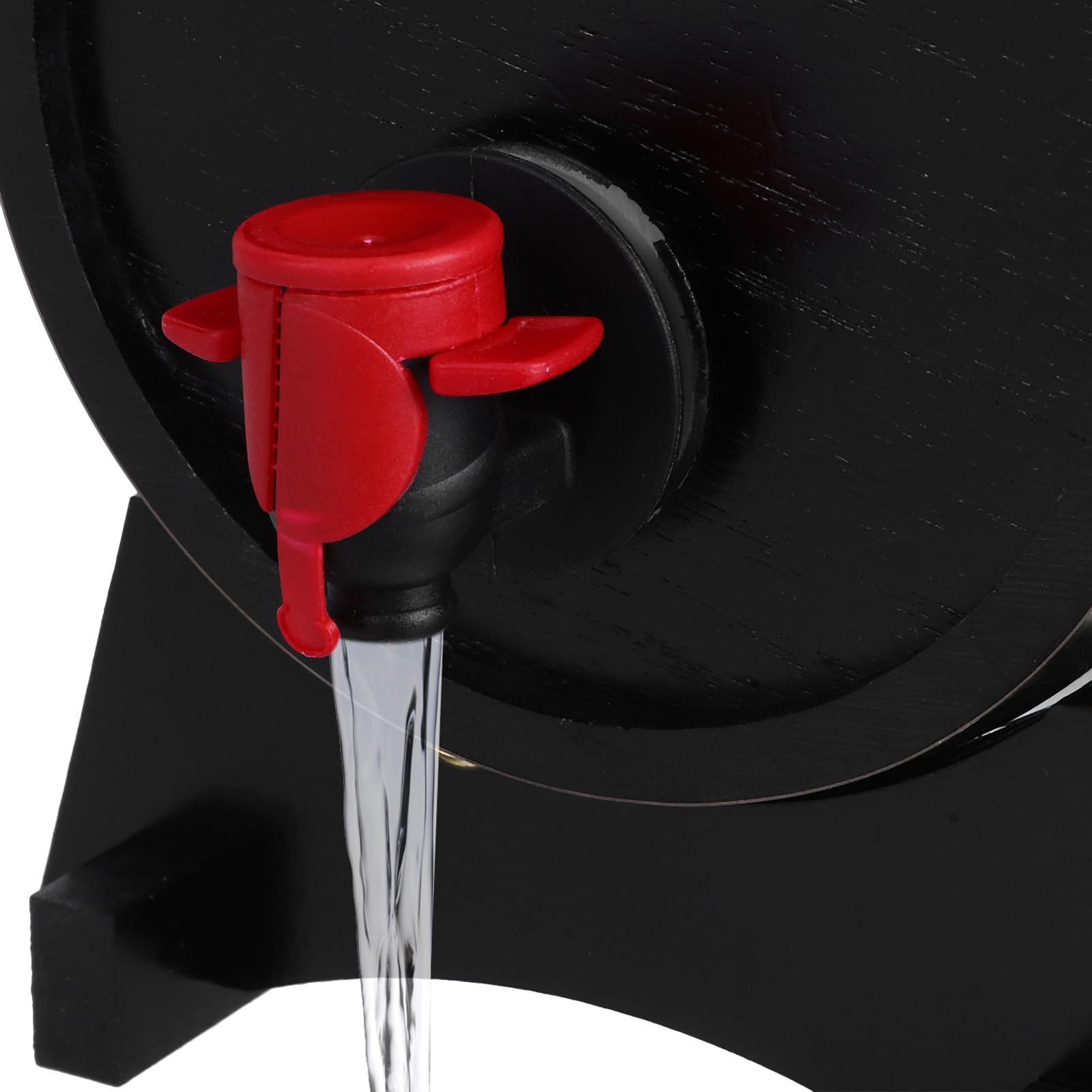 Cabilock Dispensador de Barril de Whisky Grifo y Soporte Jarra de Madera para Añejar Vino Decoración de Bares para Cerveza y Licor