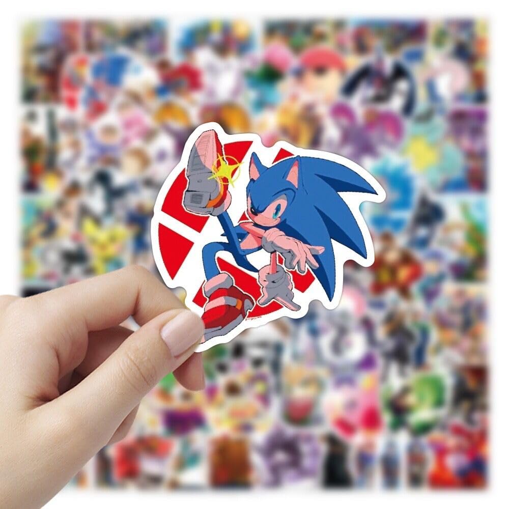 100pcs Super Smash Bro Stickers for Laptop Cool Game Classic Cartoon Vinyl Decals for Teens Computer Skateboard Water Bottles Phone Scrapbook Car Luggage - Image 3
