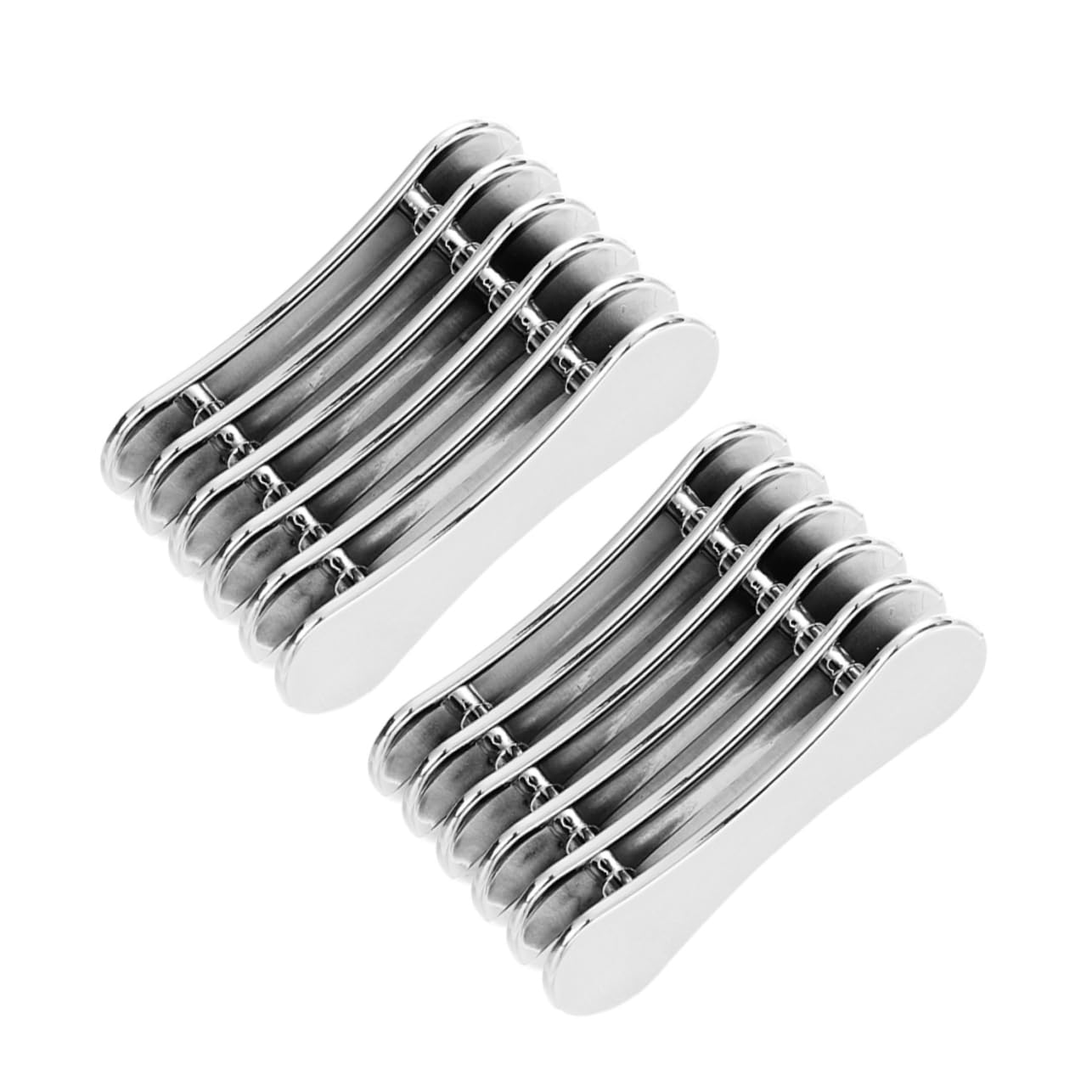 2pcs Mini Nail Art Brush Holder Silver Metal Nail Tool Stand for Pens Convenient to Prevent Mess and Disorganization during Manicure