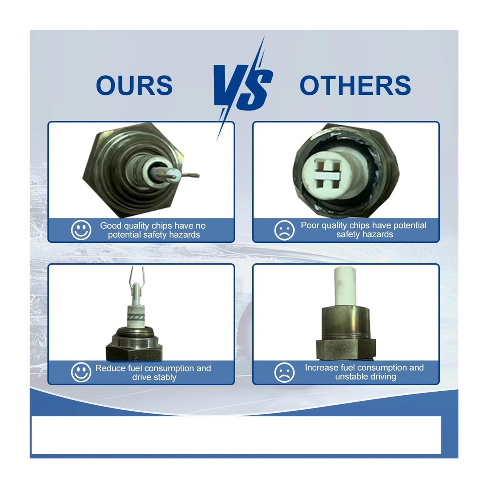 Sensor de oxígeno Lambda para Explorer 3.5L 2013 234-5038 234-4490 234-4491 Sensor de oxígeno Aguas Arriba y Aguas Abajo 9E5Z9F472D BL3A-9Y460-CA BL3Z-9F472-A Sensores de oxígeno