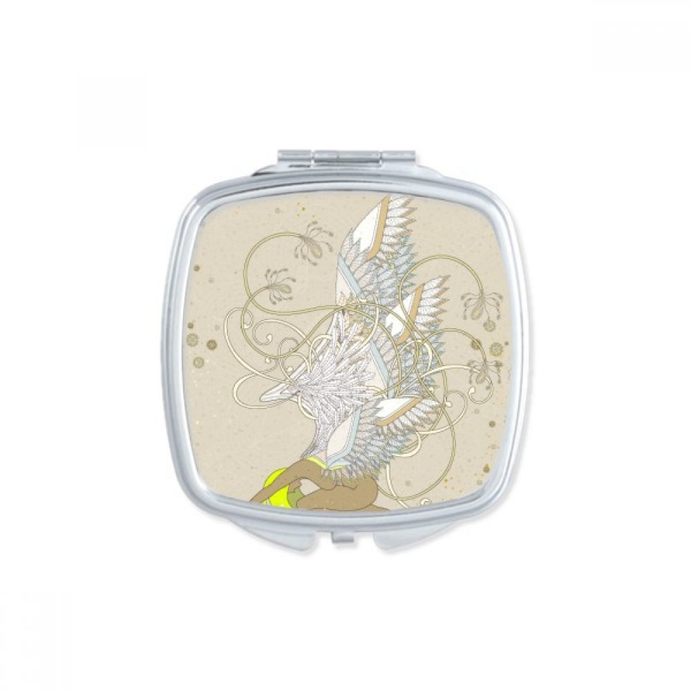 Miroir de poche compact pour ajuster son maquillage n'importe où sans encombrement