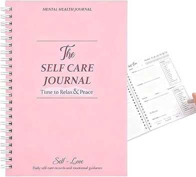 Self Care Planner | Personal Smooth Writing Guide | Mental Health Journal Daily Planner - for Women Adult Recording Reflection Care Meditation Gratitude Improvement
